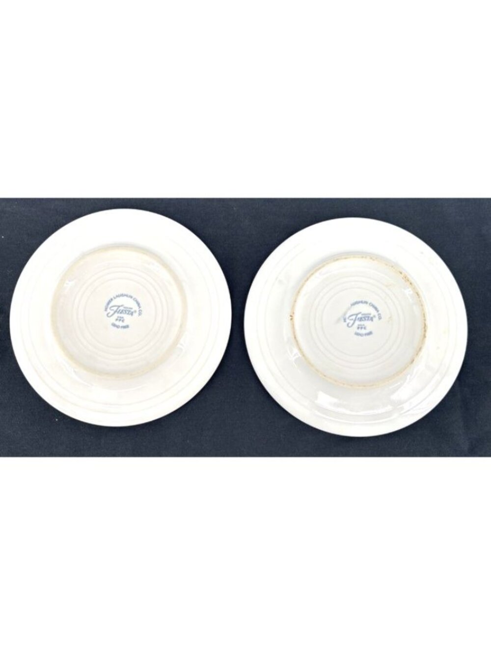 Fiestaware Trivet Off White 6" Dancing Ladies Lot of 2 Ceramic - Picture 4 of 6